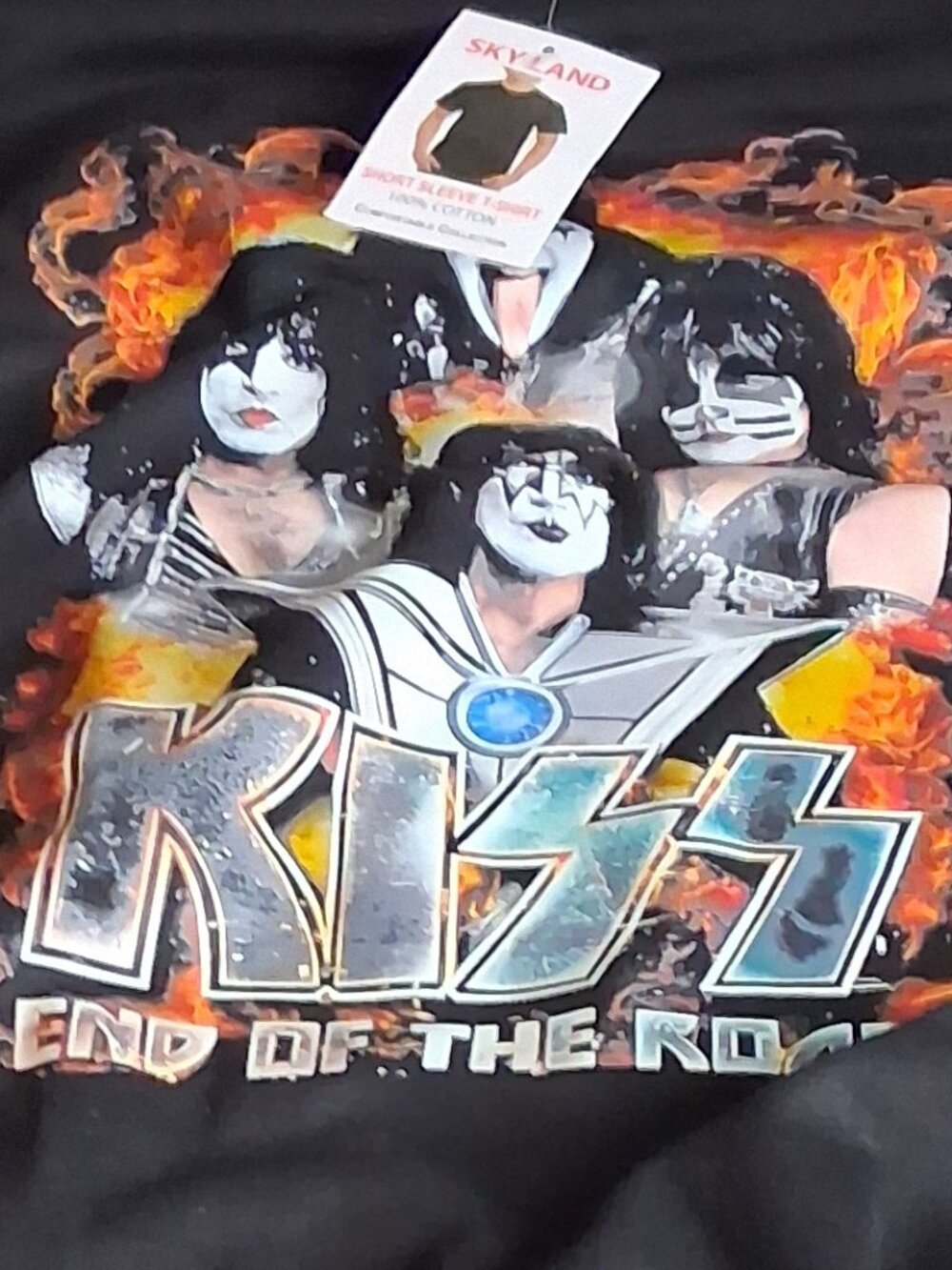 very rare KISS band end of the road tour with tags.